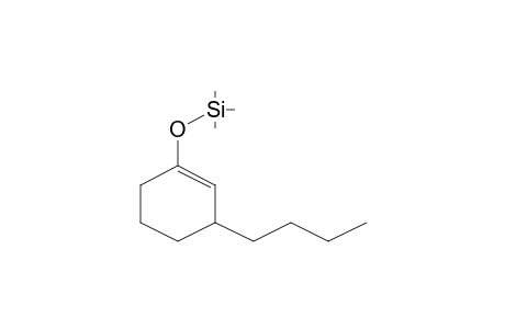 Cyclohexene, 3-butyl-1-trimethylsilyloxy-