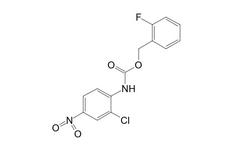 2-chloro-4-nitrocarbanilic acid, o-fluorobenzyl ester