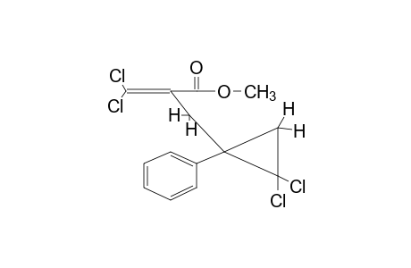 3,3-dichloro-2-[(2,2-dichloro-1-phenylcyclopropyl)methyl]acrylic acid, methyl ester