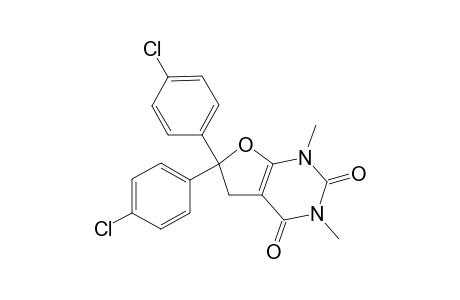 5,7-Dimethyl-2,2-bis(4-chlorodiphenyl)-5,7-diaza-2,3,4,5,6,7-hexahydrobenzo[b]furan-4,6-dione