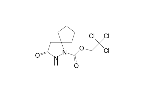 1,2-Diazaspiro[4.4]nonane-1-carboxylic acid, 3-oxo-, 2,2,2-trichloroethyl ester