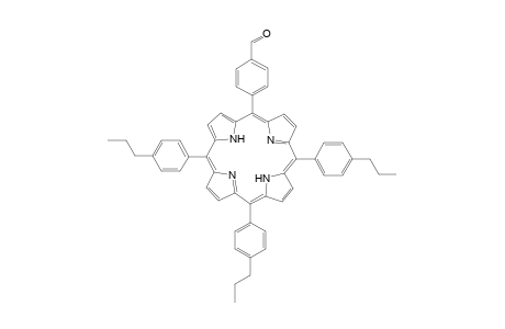 5-(4'-formylphenyl)-10,15,20-tris(4"-propylphenyl)porphyrine