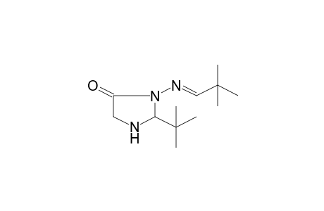 2-t-Butyl-3-(2,2-dimethylpropylideneamino)imidazolidin-4-one