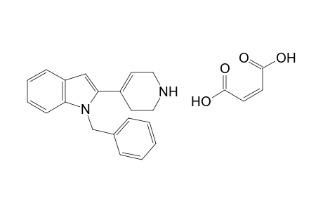 1-Benzyl-2-(1,2,5,6-tetrahydro-3-ptridyl)indole, maleate(1:1)