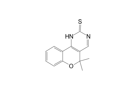 5,5-Dimethyl-1H-chromeno[4,3-d]pyrimidine-2(5H)-thione