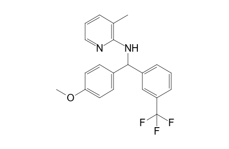 N-[(4-Methoxyphenyl){3-(trifluoromethyl)phenyl}methyl]-3-methylpyridin-2-amine