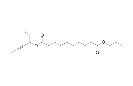 Sebacic acid, hex-4-yn-3-yl propyl ester