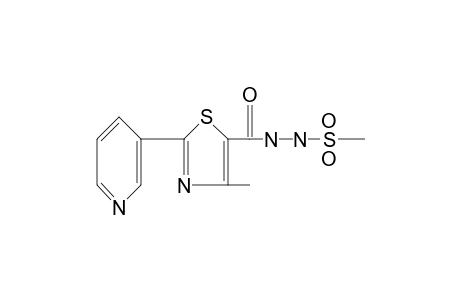 1-(methylsulfonyl)-2-{[4-methyl-2-(3-pyridyl)-5-thiazolyl]carbonyl}hydrazine