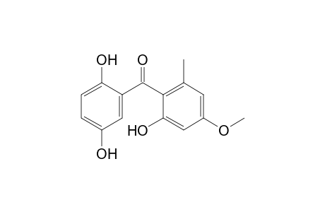 (2,5-dihydroxyphenyl) (2-hydroxy-4-methoxy-6-methylphenyl)-methanone