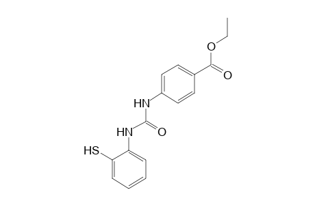 p-[3-(o-mercaptophenyl)ureido]benzoic acid, ethyl ester
