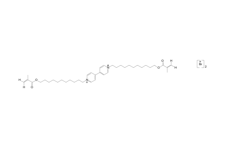 1,1'-bis(11-hydroxyundecyl)-4,4'-bipyridinium dibromide, dimethacrylate