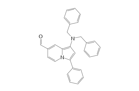 1-(Dibenzylamino)-3-phenylindolizine-7-carbaldehyde