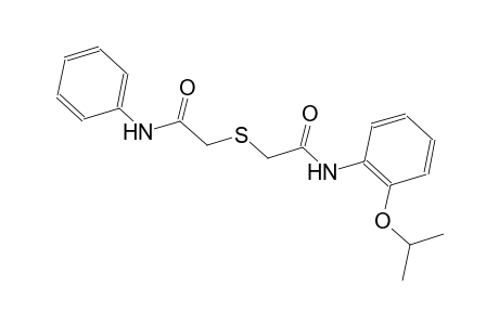 N-(2-Isopropoxy-phenyl)-2-phenylcarbamoylmethylsulfanyl-acetamide