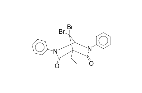 7,7-Dibromo-4-ethyl-2,6-diphenyl-2,6-diazabicyclo[2.2.1]heptane-3,5-dione