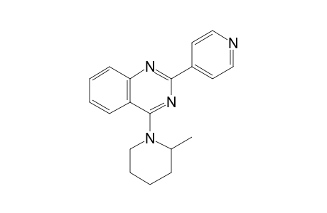 4-(2-Methyl-1-piperidinyl)-2-(4-pyridinyl)quinazoline