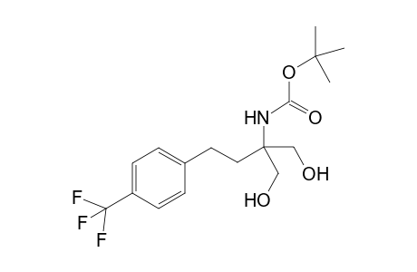 3-[4-(trifluoromethyl)phenyl]-1,1-bis(hydroxymethyl)-1-(N-tert-butoxycarbonyl)amino-propane