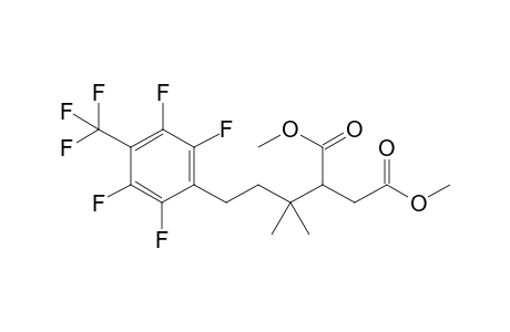 Dimethyl 2-(2-methyl-4-(2,3,5,6-tetrafluoro-4-(trifluoromethyl)phenyl)butan-2-yl)succinate