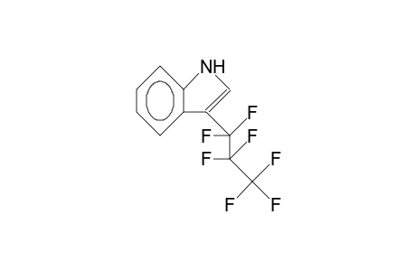 3-Heptafluoropropyl-indole
