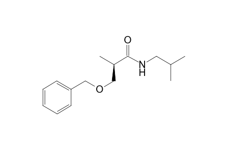 (R)-3-(benzyloxy)-N-isobutyl-2-methylpropanamide