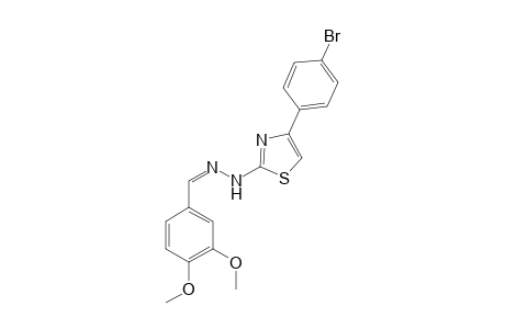 2-(3,4-Dimethoxybenzylidine)hydrazinyl-4-(4-bromophenyl)-thiazole