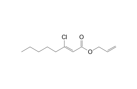 Allyl (Z)-3-chloro-2-octenoate