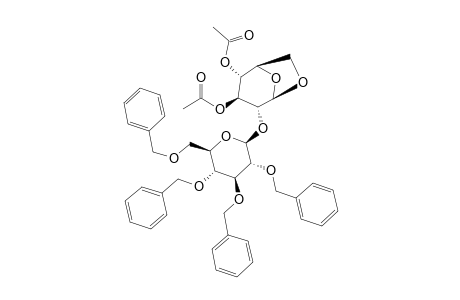 3,4-DI-O-ACETYL-1,6-ANHYDRO-2-O-(2,3,4,6-TETRA-O-BENZYL-BETA-D-GLUCOPYRANOSYL)-BETA-D-GLUCOPYRANOSE