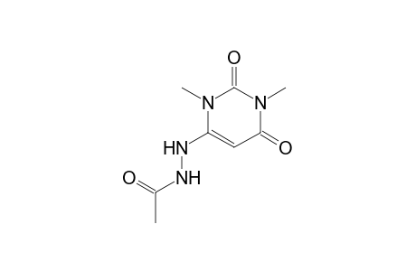 Acetic acid, 2-(1,2,3,6-tetrahydro-1,3-dimethyl-2,6-dioxo-4-pyrimidinyl)hydrazide