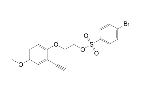 2-(2-Ethynyl-4-methoxyphenoxy)ethyl4-bromobenzenesulfonate