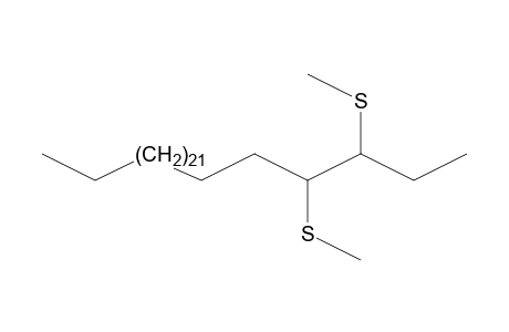 3,4-bis(Methylthio)nonacosane