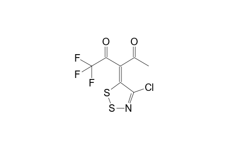 3-(4-Chloro-5H-1,2,3-dithiazol-5-ylidene)-1,1,1-trifluoropenta-2,4-dione