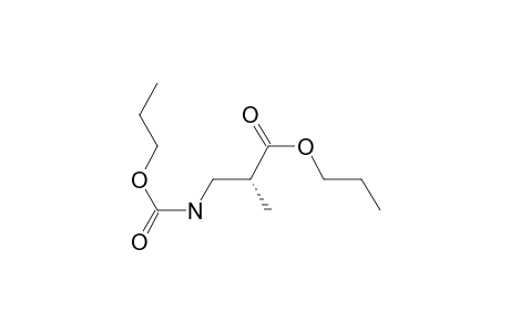 L-3-Aminoisobutyric acid, N-(N-propyloxycarbonyl)-, N-propyl ester