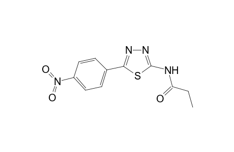 N-[5-(4-Nitrophenyl)-1,3,4-thiadiazol-2-yl]propanamide