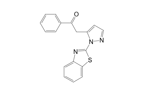 1-Ethanone, 2-[1-(1,3-benzothiazol-2-yl)-1H-pyrazol-5-yl]-1-phenyl-