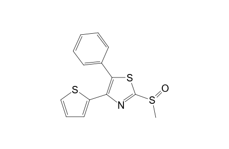 2-methylsulfinyl-5-phenyl-4-thiophen-2-yl-1,3-thiazole