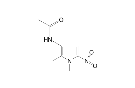 N-(1,2-dimethyl-5-nitropyrrol-3-yl)acetamide