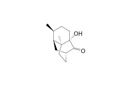 (+-)-(1R*,3S*,6S*,7S*,8S*)-3-Hydroxy-6,8-dimethyltricyclo[5.3.1.0(3,8)]undecan-2-one