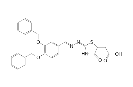 ((2E)-2-{(2E)-2-[3,4-bis(benzyloxy)benzylidene]hydrazono}-4-oxo-1,3-thiazolidin-5-yl)acetic acid