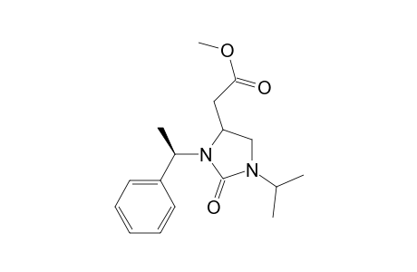 1-isopropyl-3-((R)-.alpha.-methylbenzyl)-4-[(methoxycarbonyl)methyl]-2-imidazolidinone