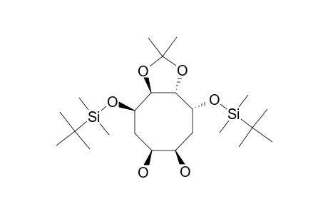 (1R,2S,3S,4R,6R,7S)-1,4-DI-O-TERT.-BUTYLDIMETHYLSILYL-2,3-O-METHYLETHYLIDENE-CYCLOOCTANE-1,2,3,4,6,7-HEXOL