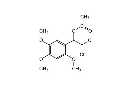 alpha-(dichloromethyl)-2,4,5-trimethoxybenzyl alcohol, acetate