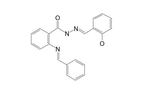 2-(Benzylidene-amino)-benzoic acid, (2-hydroxy-benzylidene)-hydrazide