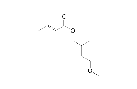 3-Methylbut-2-enoic acid, 4-methoxy-2-methylbutyl ester