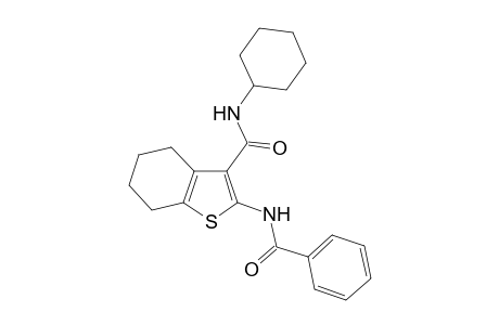2-(Benzoylamino)-N-cyclohexyl-4,5,6,7-tetrahydro-1-benzothiophene-3-carboxamide