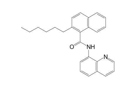 2-hexyl-N-(quinolin-8-yl)-1-naphthamide