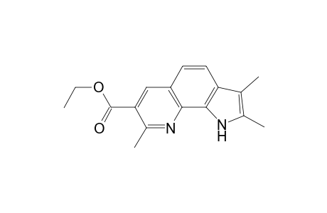 2,3,8-Trimethyl-1H-pyrrolo[3,2-H]quinoline-7-carboxylic acid ethyl ester