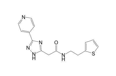 1H-1,2,4-triazole-5-acetamide, 3-(4-pyridinyl)-N-[2-(2-thienyl)ethyl]-