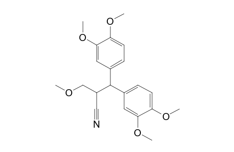 3,3-bis(3,4-dimethoxyphenyl)-2-(methoxymethyl)propionitrile