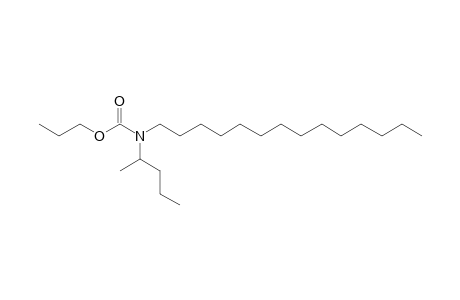 Carbonic acid, monoamide, N-(2-pentyl)-N-tetradecyl-, propyl ester