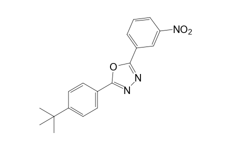 2-(p-tert-butylphenyl)-5-(m-nitrophenyl)-1,3,4-oxadiazole