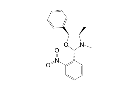 (2R,4S,5R)-3,4-DIMETHYL-2-(2-NITROPHENYL)-5-DIPHENYL-OXAZOLIDINE